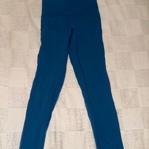 Womens Blue Leggings
